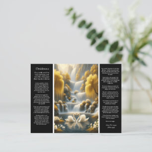 Das Herz des Desiderata-Tals, die Embrace des Schw Postkarte