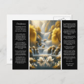 Das Herz des Desiderata-Tals, die Embrace des Schw Postkarte (Vorne/Hinten)