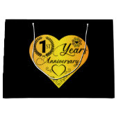 Das Herz des ersten Jahres Große Geschenktüte (Vorderseite)