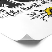 Das Herz des Familiengeschenks, Muttertagsgeschenk Poster (Ecke)