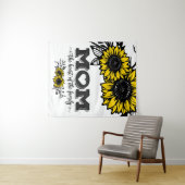 Das Herz des Familiengeschenks, Muttertagsgeschenk Wandteppich (Beispiel (Horizontal))