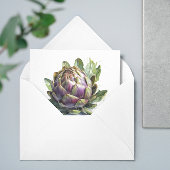 Das Herz des Gartens: Artichoke in Wasserfarbe