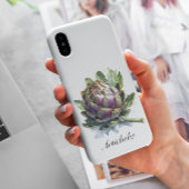 Das Herz des Gartens: Artichoke in Wasserfarbe Case-Mate iPhone Hülle