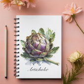Das Herz des Gartens: Artichoke in Wasserfarbe Planer