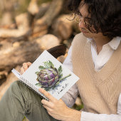 Das Herz des Gartens: Artichoke in Wasserfarbe Planer