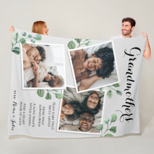 Das Herz des Goldenen Gedichts für Oma von Großk Fleecedecke