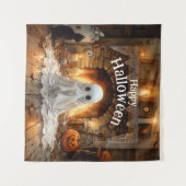 Das Herz des Hunts Halloween Wandteppich (Vorderseite (Horizontal))