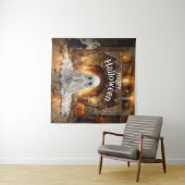 Das Herz des Hunts Halloween Wandteppich (Beispiel (Horizontal))