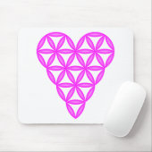 Das Herz des Lebens - rosa/3D. Mousepad (Mit Mouse)