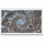 Das Herz des Messiers 74 Aufkleber (Vorderseite)