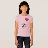 das Herz des Roboters T-Shirt (Vorne ganz)