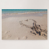 Das Herz des Sandpuzzles Puzzle (Horizontal)