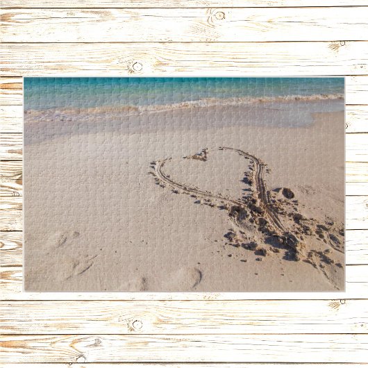 Das Herz des Sandpuzzles Puzzle