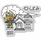 Das Herz des Todes Aufkleber (Vorderseite)