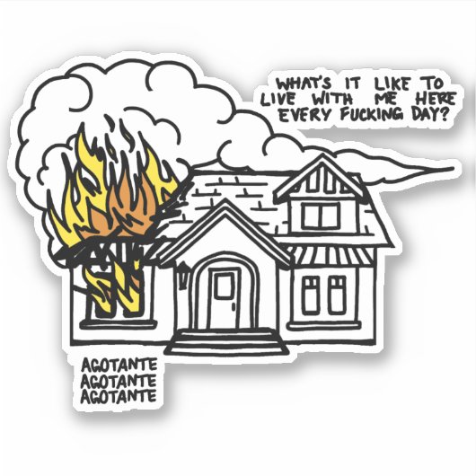 Das Herz des Todes Aufkleber (Vorderseite)