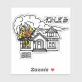 Das Herz des Todes Aufkleber (Blatt)