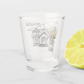 Das Herz des Todes Schnapsglas (Rückseite)