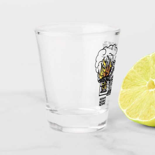 Das Herz des Todes Schnapsglas (Links)