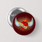 Das Herz des Vaters Button (Vorne & Hinten)