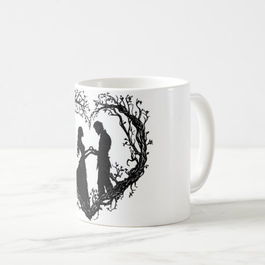 Das Herz des Waldes Kaffeetasse (VorderseiteRechts)