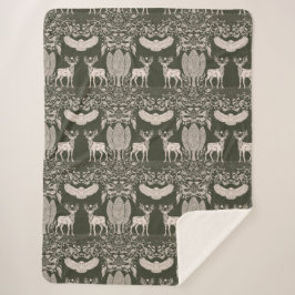 Das Herz des Waldes Sherpa Blanket Sherpadecke