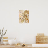 Das Herz einer Frau Poster (Küche)