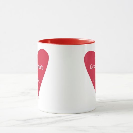 Das Herz einer Großmutter Tasse (Zentrum)