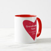 Das Herz einer Großmutter Tasse (VorderseiteRechts)
