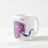 Das Herz einer Mutter Kaffeetasse (VorderseiteRechts)