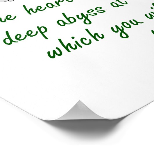 Das Herz einer Mutter - Zitate zum Verzeihen Poster (Ecke)