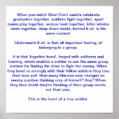 Das Herz eines wahren Soldaten Poster (Vorne)