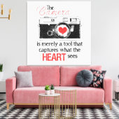 Das Herz erfassen Leinwanddruck (Insitu (Wohnzimmer))