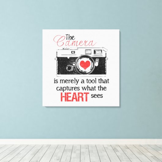 Das Herz erfassen Leinwanddruck (Insitu (Holzboden))