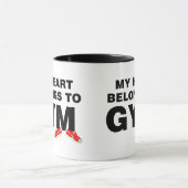 Das Herz gehört zum Fitnessraum Tasse (Zentrum)