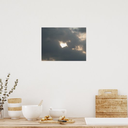 Das Herz Gottes Poster (Küche)