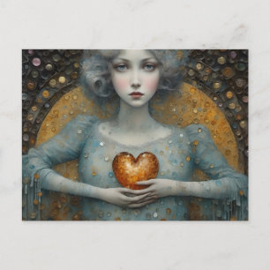 Das Herz in meinen Händen halten Jede Anlässe Postkarte