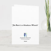 Das Herz ist ein Wunder Karte (Rückseite)