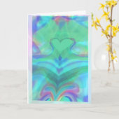 Das Herz ist ein Wunder Karte (Gelbe Blume)