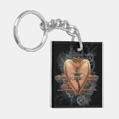 Das Herz ist kompliziert Schlüsselanhänger (Vorderseite links)