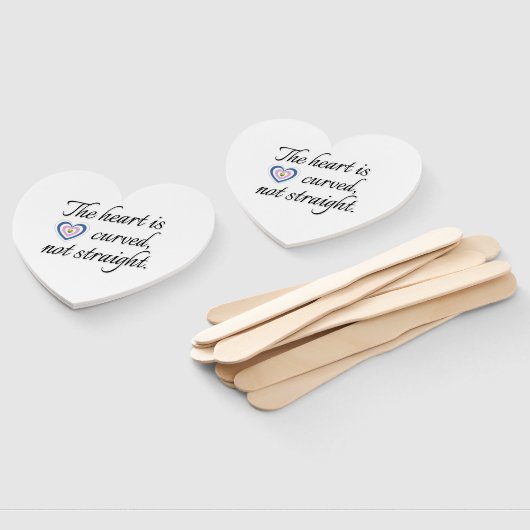 Das Herz ist nicht gerade Fächer (Non-assembled)