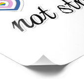 Das Herz ist nicht gerade Fotodruck (Ecke)