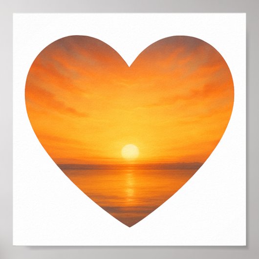 Das Herz mit Licht füllen Poster (Vorne)