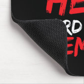 Das Herz" Nicht Dement Heimerheimer Sprichwort Alt Mousepad (Ecke)