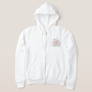 Das Herz öffnet die Tore, der Blumengarten Hoodie