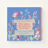 Das Herz öffnet die Tore, der Blumengarten Notizblock (Rückseite)