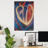 Das Herz Poster (Heimbüro)