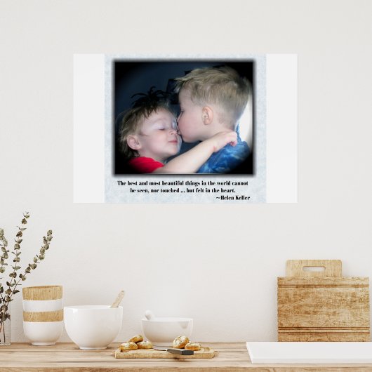 Das Herz Poster (Küche)