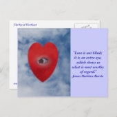 Das Herz Postkarte (Vorne/Hinten)