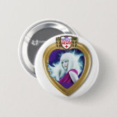 Das Herz-Preis-Button des Hairstylists lila Button (Vorne & Hinten)