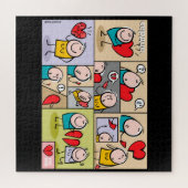 Das Herz Puzzle (Horizontal)